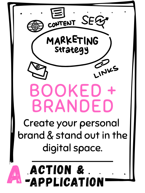 Booked + Branded course card