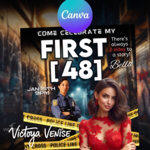 first 48 Canva template